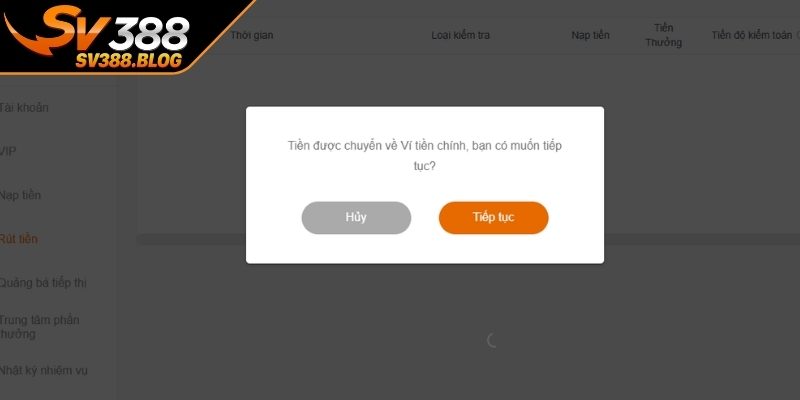 Quy đổi số dư về ví chính